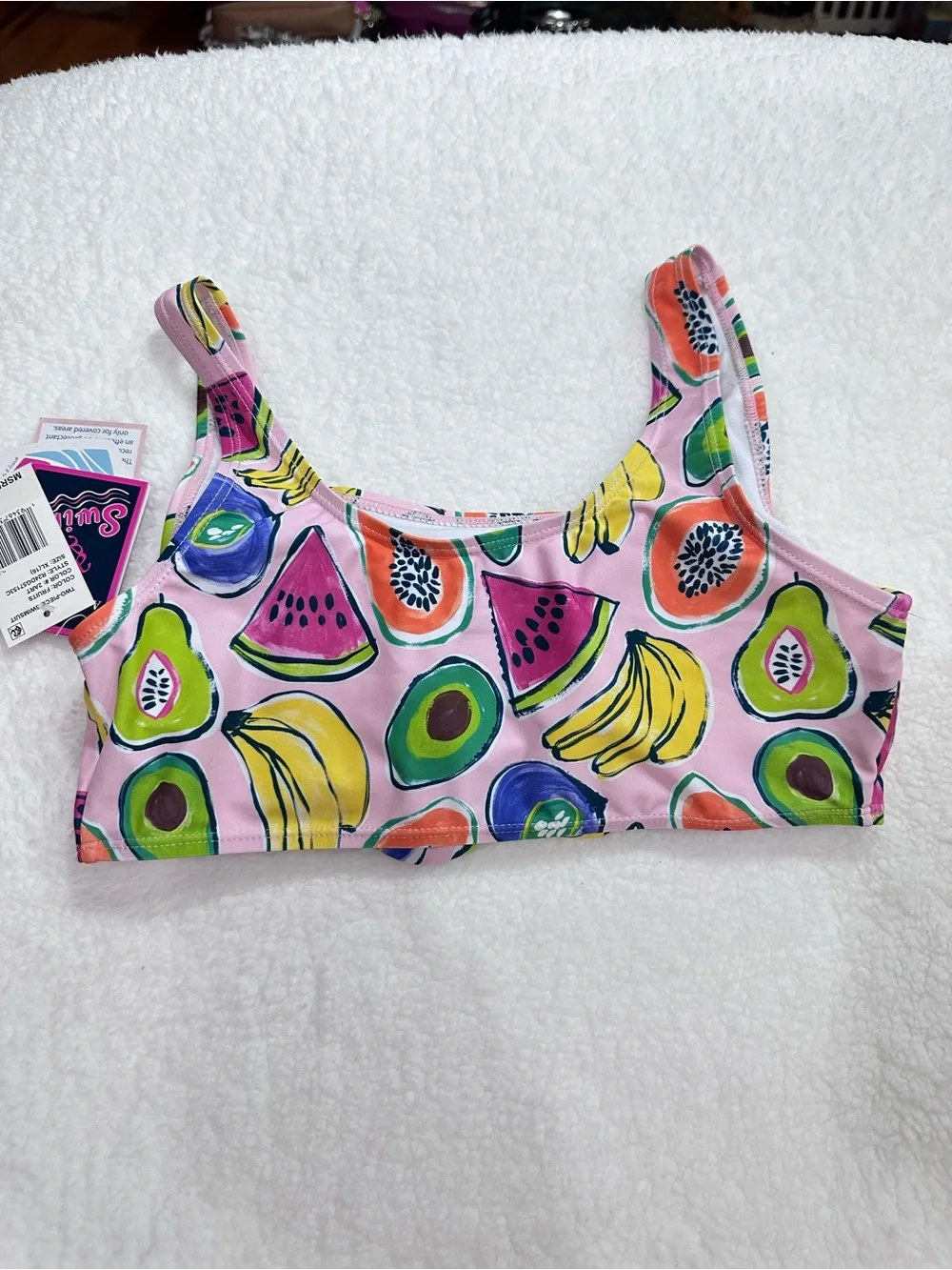 Girl’s Colorful Fruit Print Bikini Set